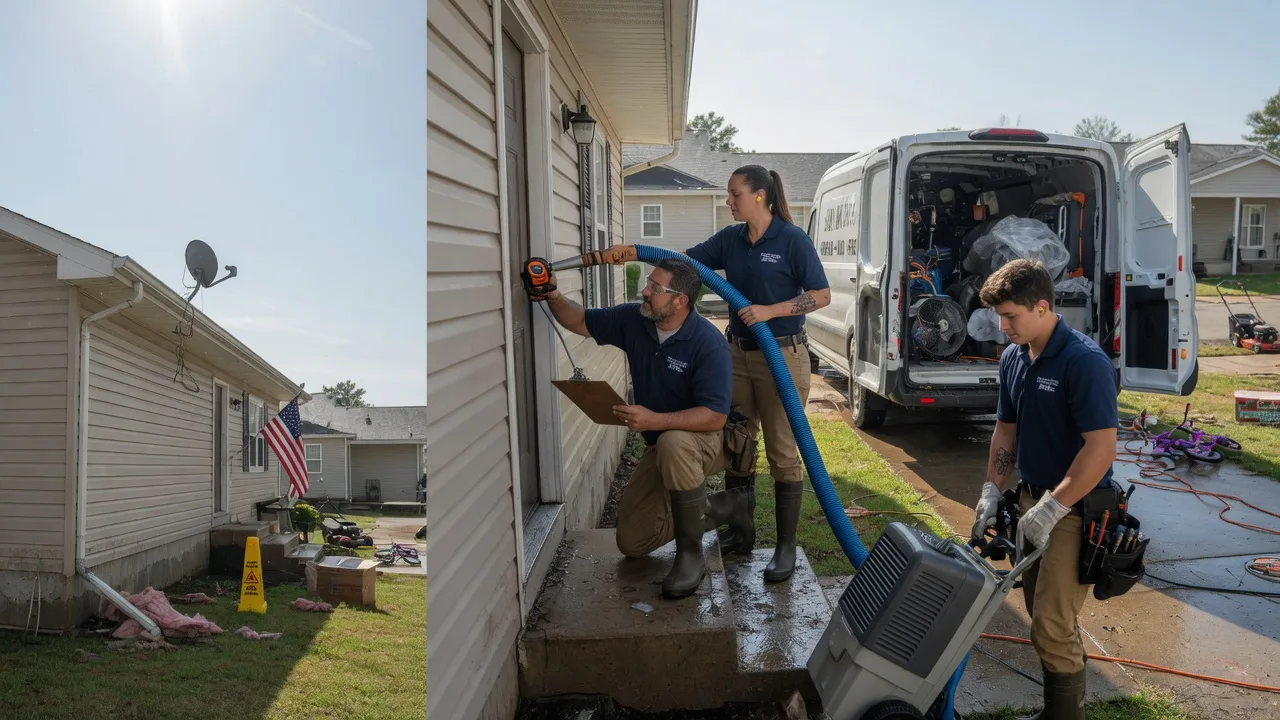 Ceiling Water Damage Restoration in Laquey, MO near me